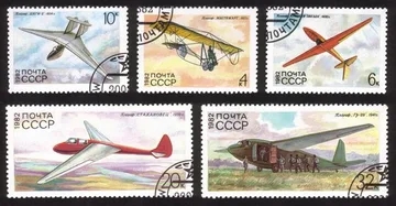 Various Aircraft: Red Star, ZAGI-1, Troop Carrier, Etc. Complete Set of 5 Diff