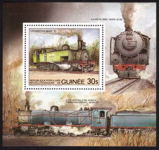 Locomotive: Series 'B' Souvenir Sheet - Complete