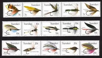 Fishing Flies: Durham Ranger, Black Gnat, Montana Nymph, Blue Charm, Etc. Selection of 15 Different