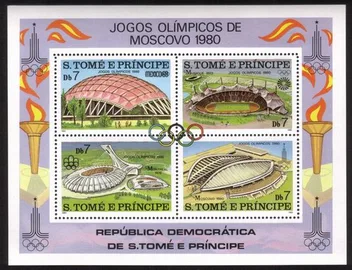 Olympic Venues: Mexico City, Munich Germany, Montreal Canada, Moscow Russia S/S