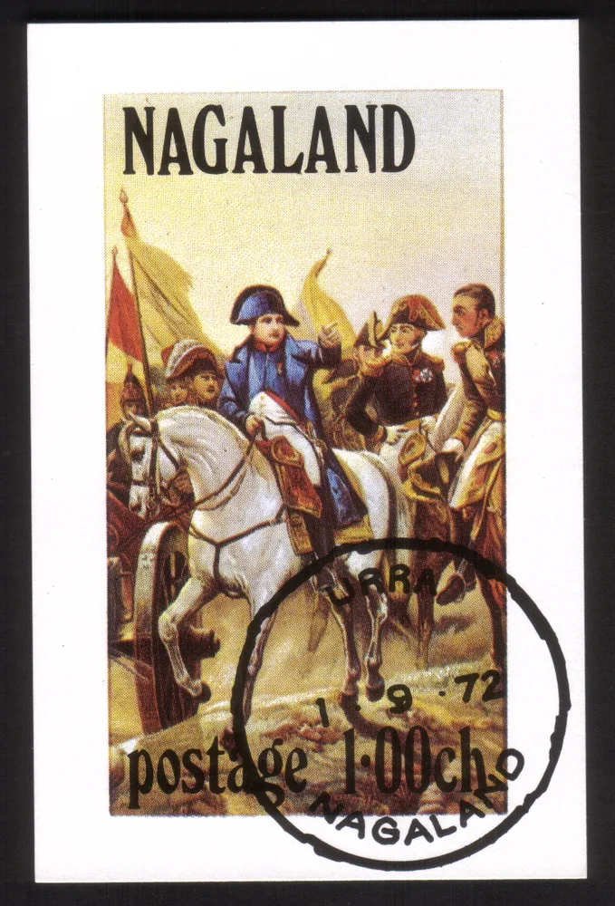 Military Troops on Horseback - Mini Souvenir Sheet