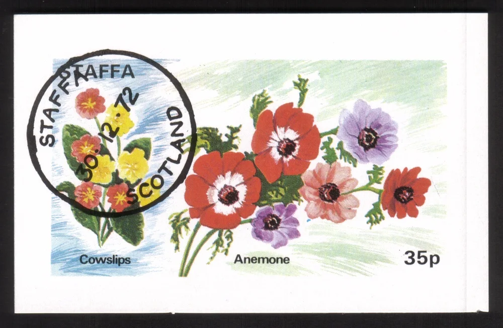 Flowers: Cowslips & Anemone - Mini Souvenir Sheet