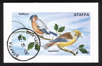 Birds: Bullfinch & Hawfinch - Mini Souvenir Sheet