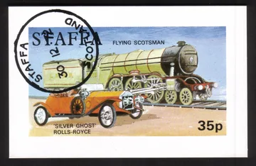 Transportation: Flying Scotsman Train & Silver Ghost Rolls-Royce Car: Mini S/S